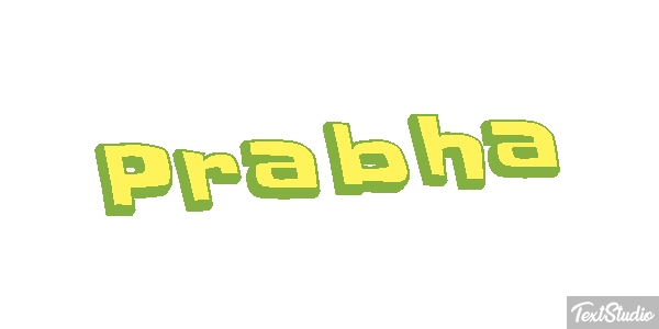 Prabha Текстовый эффект