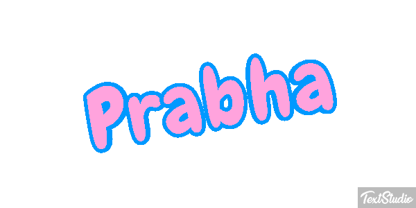 Prabha Текстовый эффект