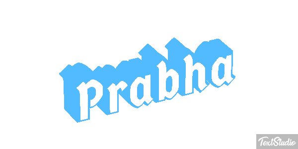 Prabha Текстовый эффект