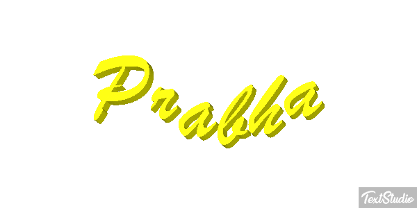 Prabha Текстовый эффект