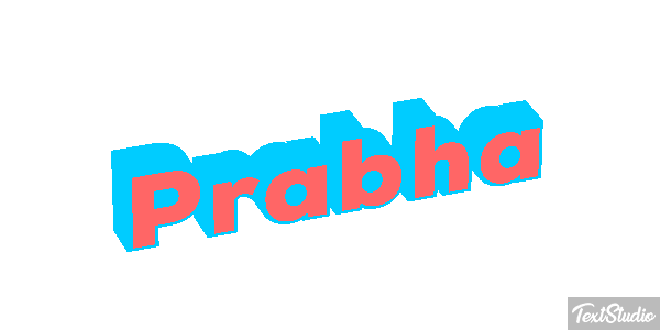 Prabha Текстовый эффект