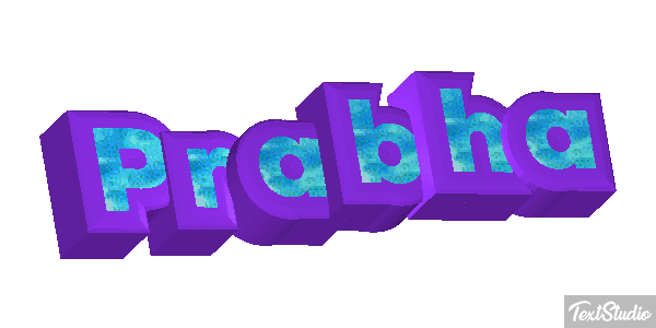 Prabha Текстовый эффект