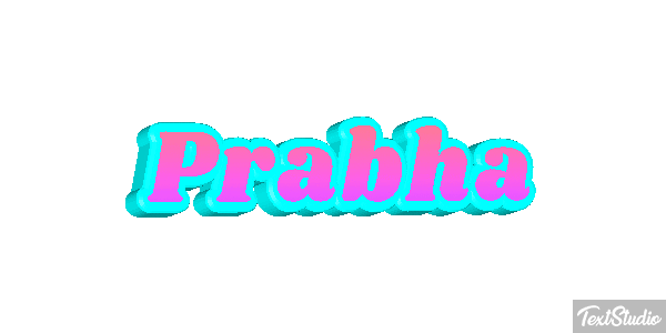 Prabha Текстовый эффект