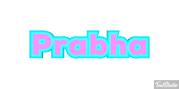 Prabha Текстовый эффект