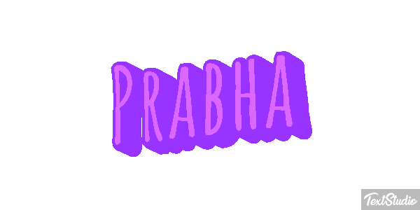 Prabha Текстовый эффект