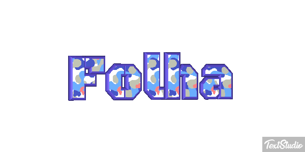 Folha Текстовый эффект