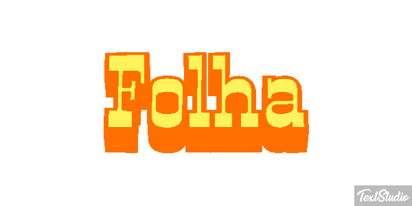 Folha Текстовый эффект