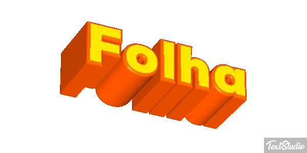 Folha Текстовый эффект