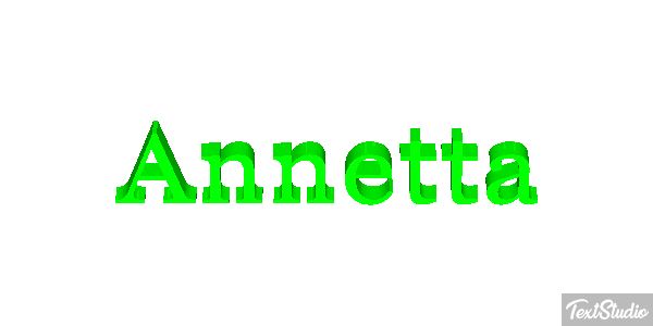 Annetta Efekt tekstowy