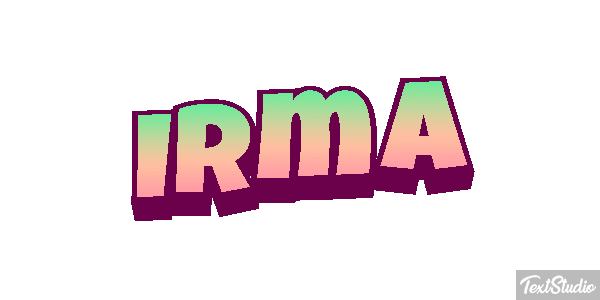 Irma Effetto testo
