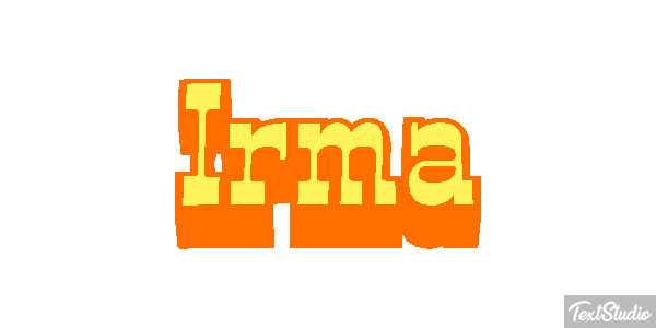 Irma Effetto testo