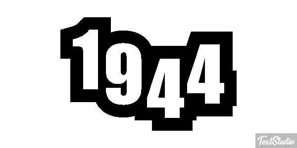 1944 Tekst effect