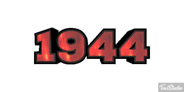 1944 Tekst effect