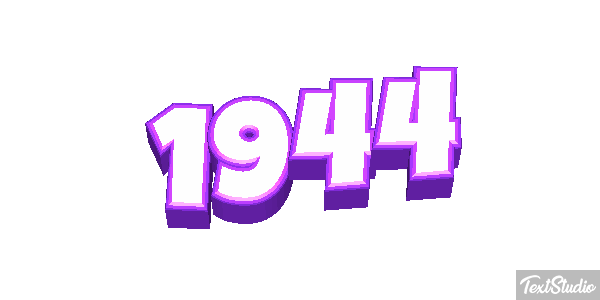 1944 Tekst effect