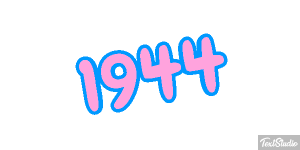 1944 Tekst effect