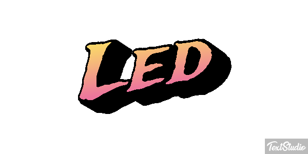 Led テキスト効果