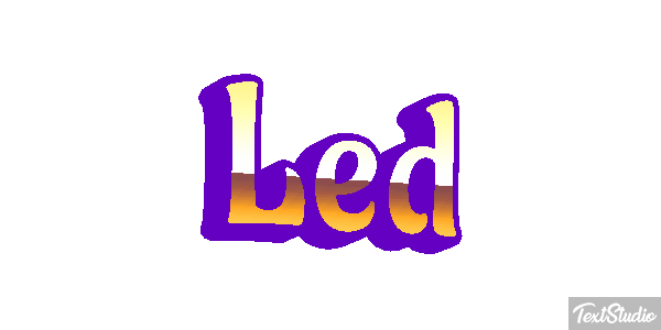 Led テキスト効果