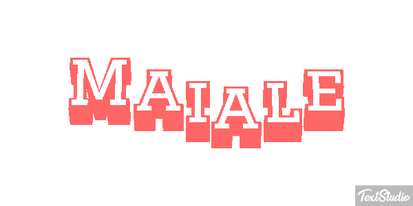 Maiale Effetto testo