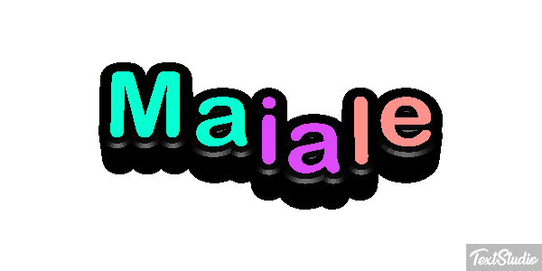 Maiale Effetto testo