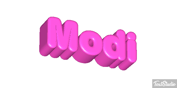 Modi Text effect