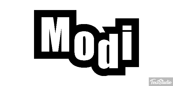 Modi Text effect