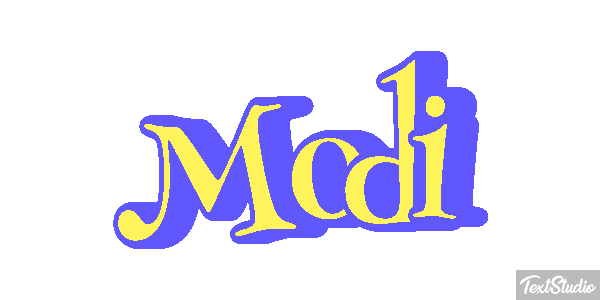 Modi Text effect