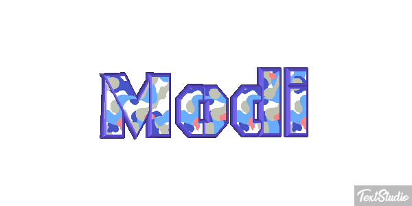 Modi Text effect