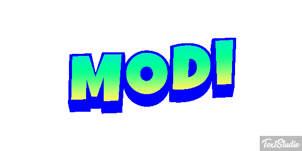 Modi Text effect