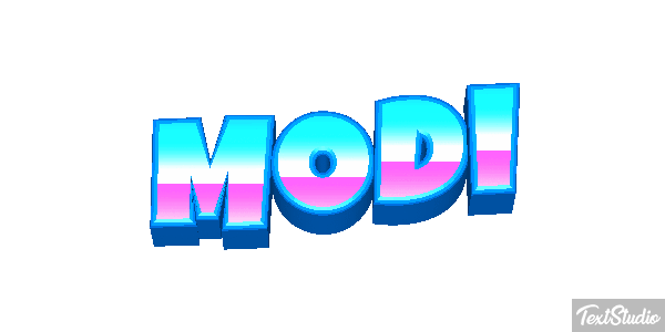 Modi Text effect