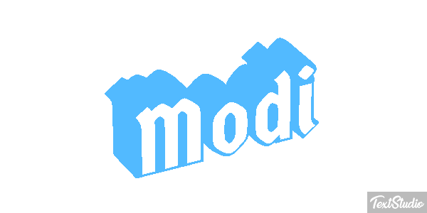 Modi Text effect