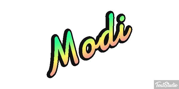 Modi Text effect