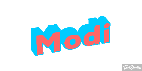 Modi Text effect
