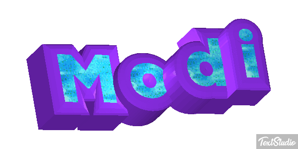 Modi Text effect
