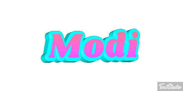 Modi Text effect