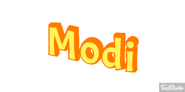 Modi Text effect