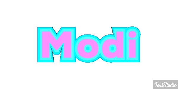 Modi Text effect