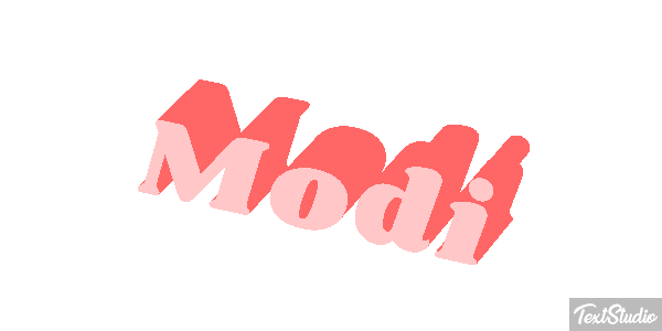 Modi Text effect