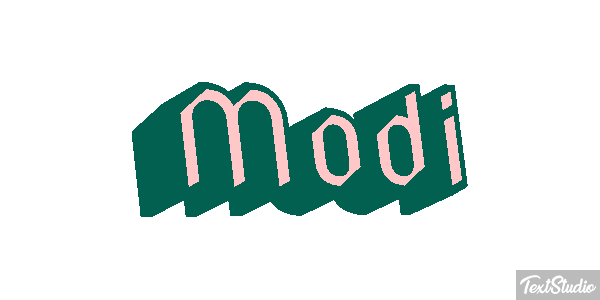 Modi Text effect