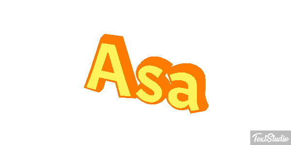 Asa Text effect