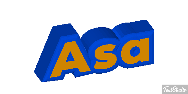 Asa Text effect