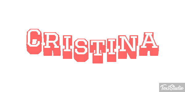 Cristina Text effect