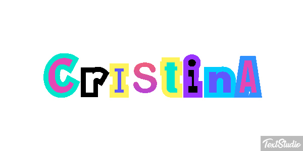 Cristina Text effect