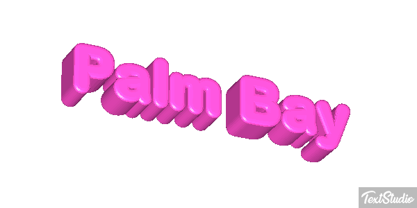 Palm Bay Efekt tekstowy