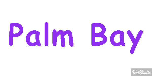 Palm Bay Efekt tekstowy