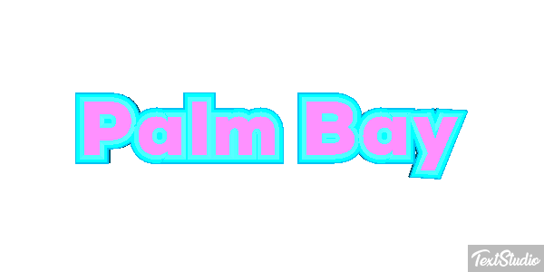 Palm Bay Efekt tekstowy