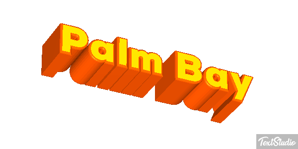 Palm Bay Efekt tekstowy