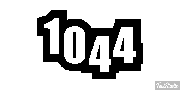 1044 Text effect