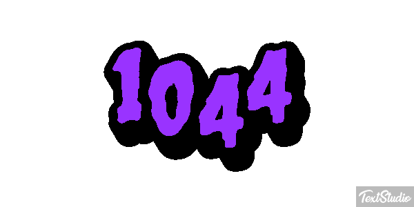 1044 Text effect