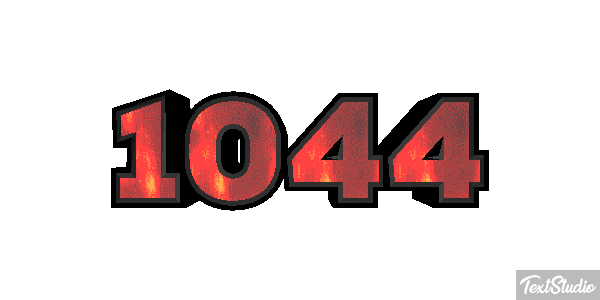 1044 Text effect
