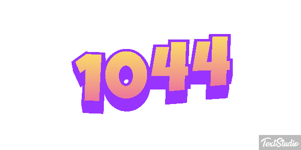 1044 Text effect